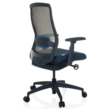 Офісне крісло / Поворотне крісло COLORE Сітка для спинки / Тканина сидіння Blue HJH OFFICE