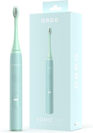 Електрична звукова зубна щітка Ordo Sonic Lite з 35 000 імпульсів/хв, для дорослих, 2 режими, акумулятор до 5 тижнів, таймер, водонепроникність, USB-C, з шалфеєм