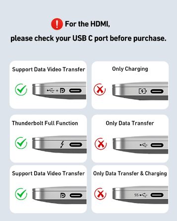 Підставка для ноутбука BENFEI з док-станцією 7-в-1 USB-C: HDMI 4K@60Hz, SD/MicroSD, Power Delivery 100W, USB 3.2 10Gbps для MacBook Pro/Air, iPad Pro, XPS, ThinkPad