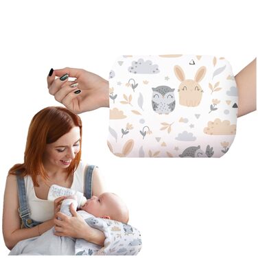 Подушка для годування Amilian Baby klein з наповнювачем, 22x20 см, для подорожей, з рукавом для рук