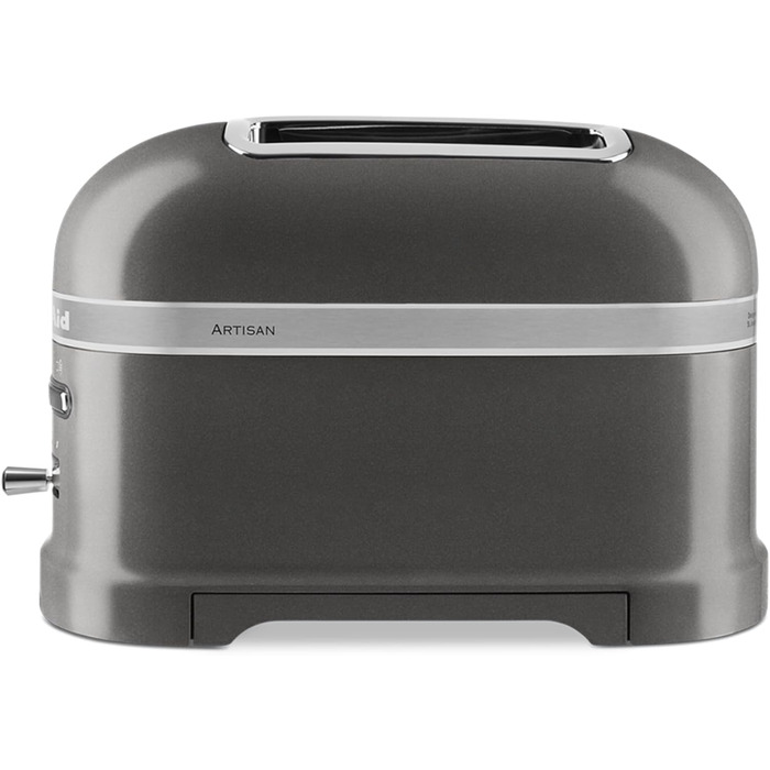 Тостер KitchenAid 5KMT2204EMS, металевий, срібний, 2-слисовий, преміум