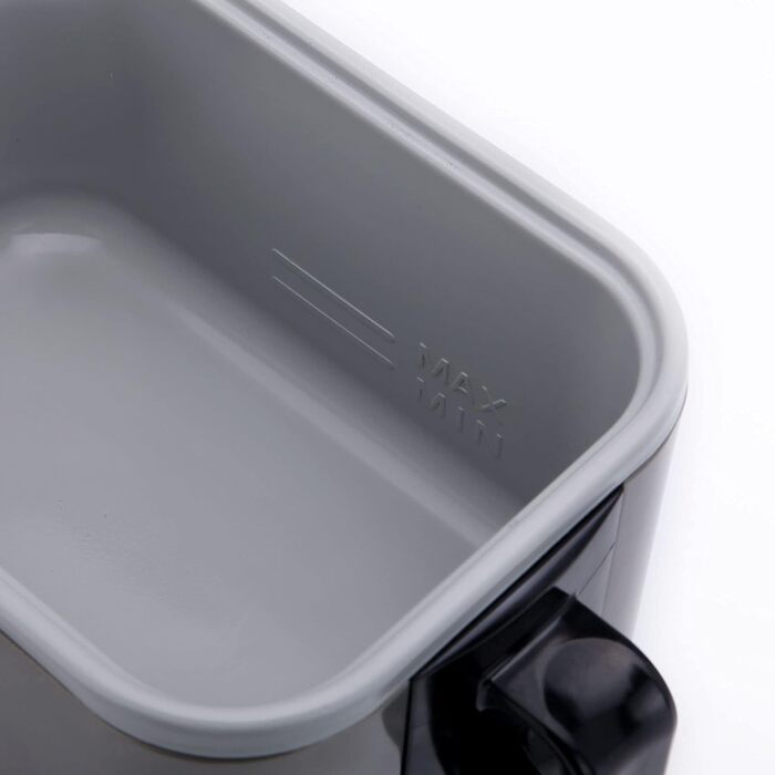 Фритюрниця Jata FR326E, 1000 Вт, 1.3 л, чорна/срібляста