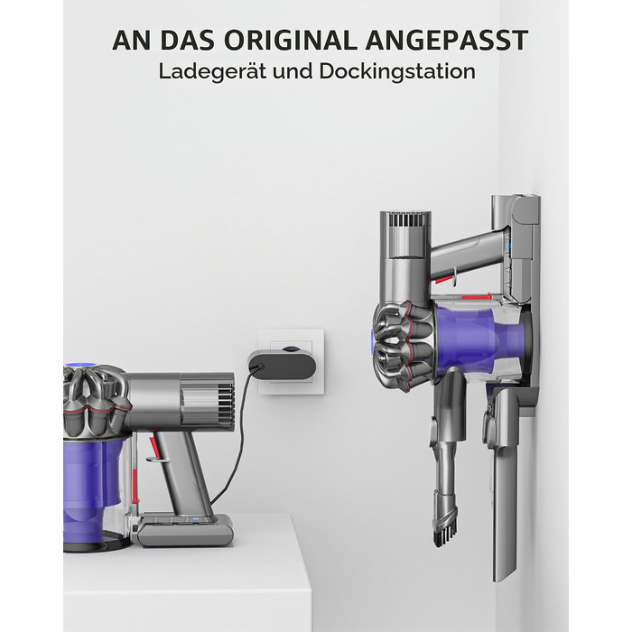 Акумулятор Morpilot V8 8000mAh для пилососів Dyson V7 Absolute, Animal, Motorhead, Exclusive, Fluffy (запасний АКБ, 8.0Ah + 3 фільтри)