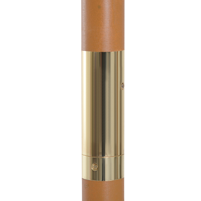 Outsunny Parasol, садова парасолька, 3 яруси, захист від сонця, бамбук 180/㎡ поліестер, сірий, Ø2.5 x 2.3 м