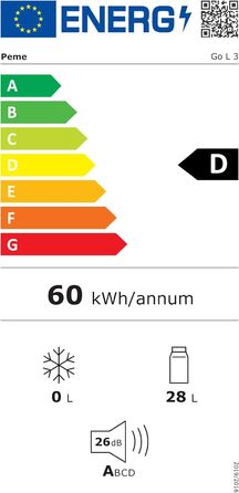 Термоелектричний автохолодильник Peme Ice On 28.3L з LCD дисплеєм, USB, 12/230V – для кемпінгу, подорожей, автомобіля (помаранчевий)
