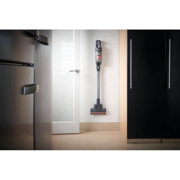 Акумуляторний пилосос BLACK+DECKER 3-в-1 BHFEA520J, 18В, безмішковий, ручний та підлоговий, турбощітка, 2 режими, бездротовий, з настінним кріпленням, щілинною насадкою, вбудованим акумулятором і зарядним кабелем