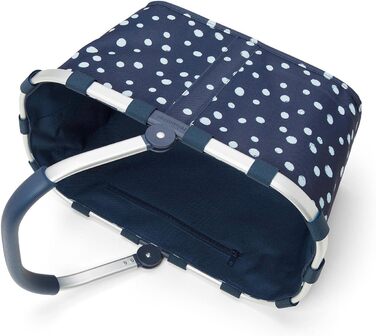 Сумка-шопер Carrybag Spots Navy, темно-синя з принтом, для покупок