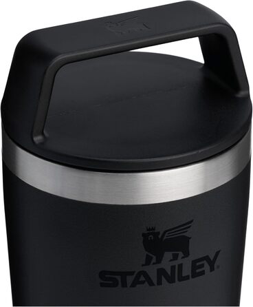 Термокружка Stanley Cafe To Go - 0.23L, чорна - нержавіюча сталь, 4 години тепла, 5 годин холоду