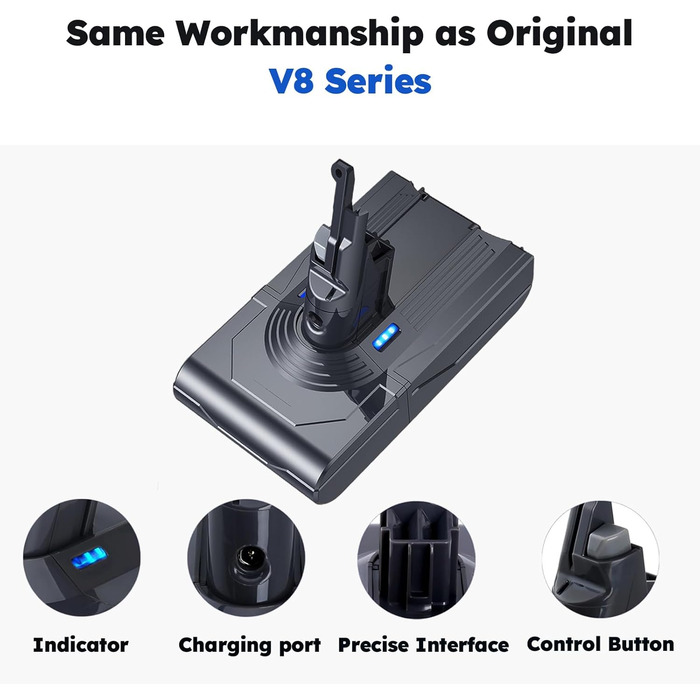 Акумулятор 6000mAh для Dyson V6, DC62, DC74, 967810-21