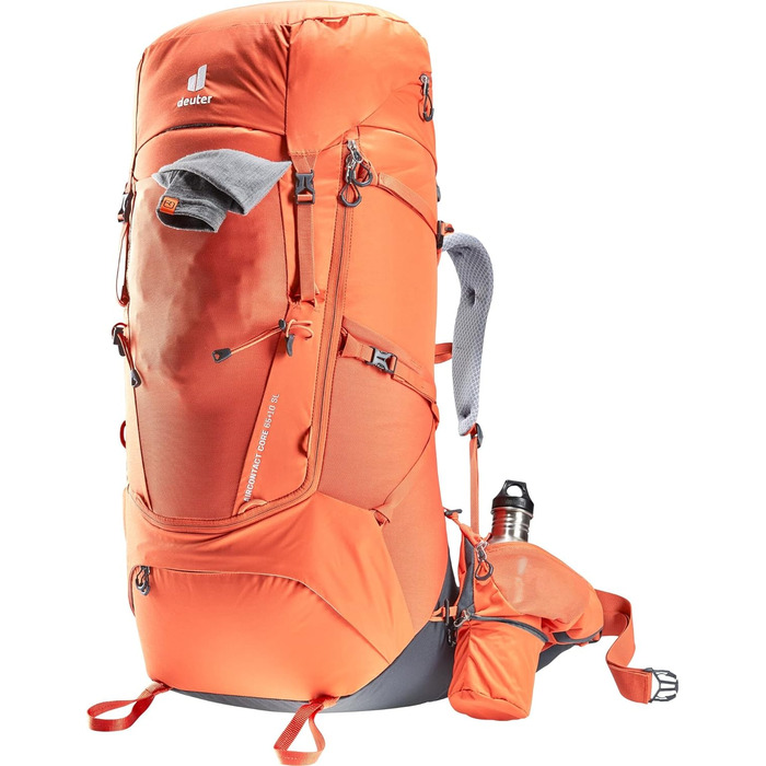 Жіночий трекінговий рюкзак Deuter Aircontact Core 65+10 SL, паприка-графіт, 65+10 л