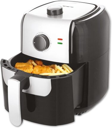 Електрична фритюрниця Emerio AF-123543 SmartFryer 5.5 л, аерофритюрниця без олії, 1400 Вт, чорна