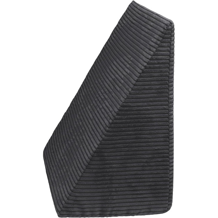 Подушка для читання Selfitex Breitcord 60x50x30 см, Німеччина - ергономічна подушка для спини та ніг з антрацитовим чохлом