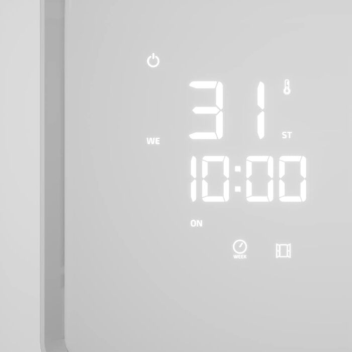 Електричний обігрівач Cecotec Ready Warm 5350 Power Box Ceramic Connected: 2000 Вт, LED-дисплей, Wi-Fi, пульт, 3 режими, гойдання, IP22, безпека