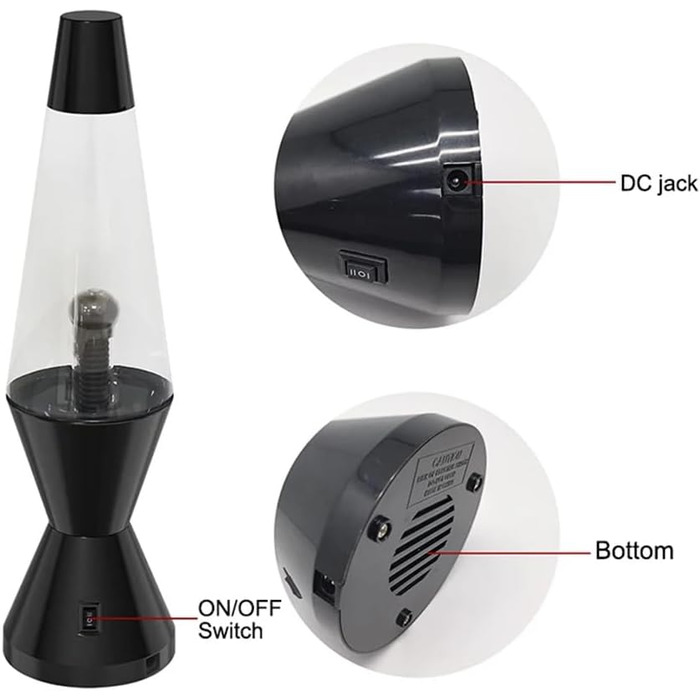 Сенсорна смарт-лампа Плазма Lava Night Light для декору дому та Різдва, 35.6 см