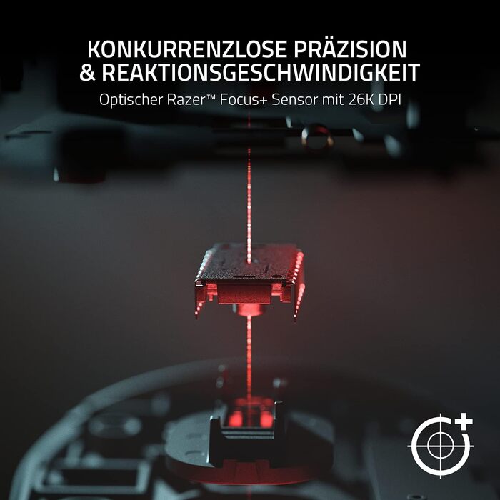 Ігрова миша Razer Basilisk V3 дротова з RGB підсвіткою Chroma, 11 програмованих кнопок, гіперскрол колесо, ергономічний дизайн, чорна