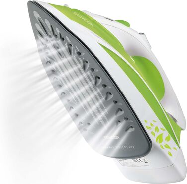 Парова праска SENCOR SSI 8440GR, 2200 Вт, керамічна підошва, зелена