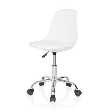 Дитячий стілець-оберталка FANCY II, білий, hjh OFFICE