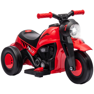 Електромотоцикл Kinder, 6V - дитячий мотоцикл з музикою та звуками бульбашок, швидкість 2,5-3 км/год, для дітей 2-5 років