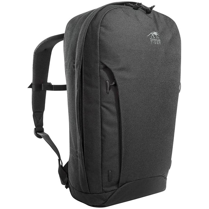 Міський рюкзак Tasmanian Tiger TT Urban Tac Pack 22 л, легкий, для чоловіків, університету, роботи, спорту чи школи, зі знімними поясним і грудним ременями, Molle-сумісний, чорний