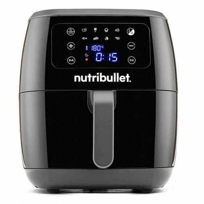 Аерофритюрниця nutribullet Crisplite NBA0611DG, 6л, 1700Вт, сенсорне керування, 8 попередніх налаштувань, без PFAS, матовий чорний