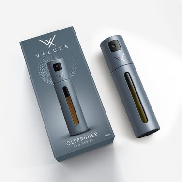 Розпилювач для олії та оцту VALUXE® з фільтром, stainless steel (нержавіюча сталь), колір Stone Blue — прецизійний дозатор-спрей для кухонного використання