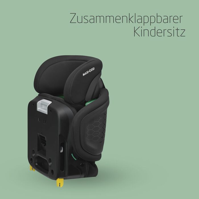 Автокрісло Maxi-Cosi Tanza i-Size, 3,5-12 років, 100-150 см, регулювання підголівника, портативне, з G-CELL захистом, Full Black