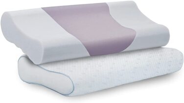 Ортопедична подушка для шиї PARADIES reVita Vario-Ergonomic 40x80 см, ергономічна, сертифікат IGR, м'яка зона, висота 13 см