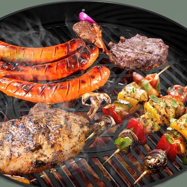 Чавунна решітка Onlyfire для гриля, діаметр 30 см, для Weber 57 см, Gourmet BBQ, Gusseisen, Sear Grate