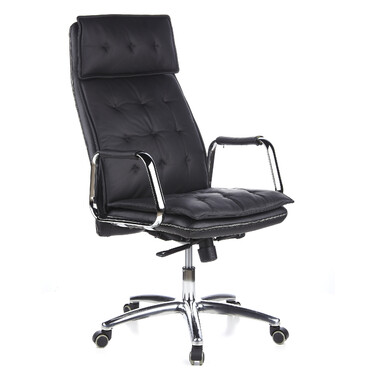 Офісне крісло / Крісло для керівника VILLA 20 Nappa Leather Black hjh OFFICE