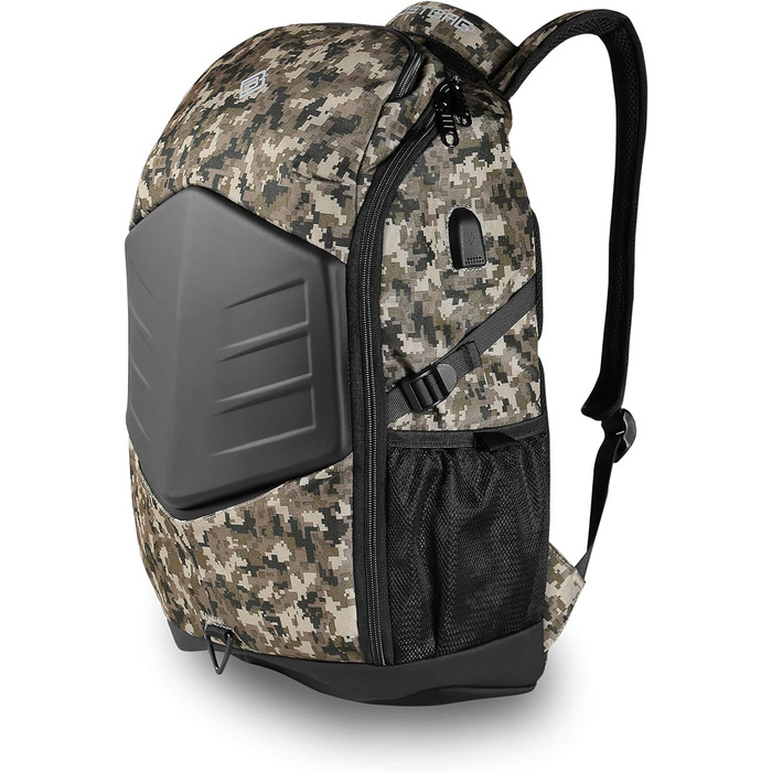 Рюкзак BoostBag Camouflage для ноутбука 17,3'' – міський камуфляж, для школи, університету та роботи, Boostboxx