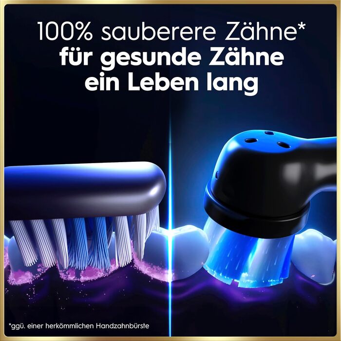Електрична зубна щітка Oral-B iO Series 9, Sapphire Blue (чорний/синій), магнітний привод, преміум-якість