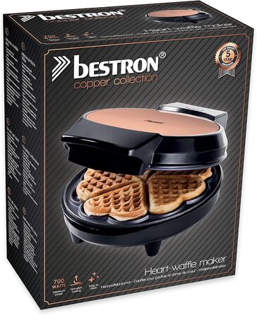Серцева вафельниця 700 Вт Bestron