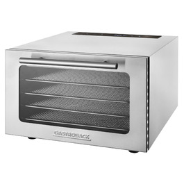 Сушарка для овочів та фруктів GASTROBACK Mini Professional срібляста (46604) - компактна, 400 Вт, нержавіюча сталь