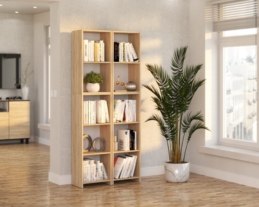 Стелаж Stiv-Meble 40 x 189,4 x 30,4 см, дуб сонома