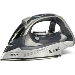 Праска Girmi ST63 з регулюванням температури, 2800 Вт, антинакип, 150 г/хв, 400 cc, сіра