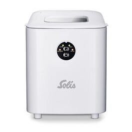 Льодогенератор Solis Ice Cube Express – Швидке виробництво льоду (8 кубиків за 8 хв), регульований розмір, самоочищення. Для дому, офісу, вечірок, барів. Білий колір