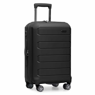 Ручна поклажа Traveler's Choice Kariert, розмір M (66 см), чорна, валіза для подорожей