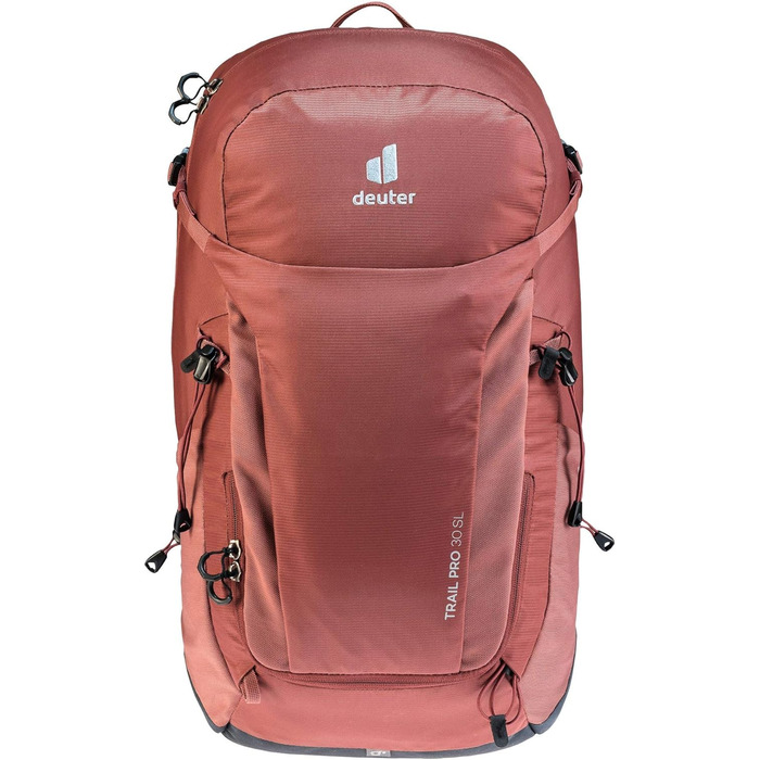 Жіночий туристичний рюкзак Deuter Trail Pro 30 SL, 30 л, червоно-графітовий