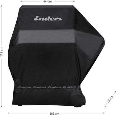 Чохол Enders для газових грилів Monroe 3 SIK (до 2019), Boston 3 K з пальником, водонепроникний, UV-захист, поліестер 600D, аксесуари для грилю