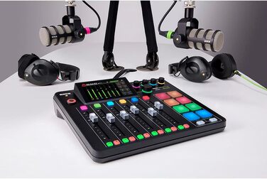 RØDE RØDECaster Duo: Комплект для подкастів, стрімінгу, музики (RCP II Noir)