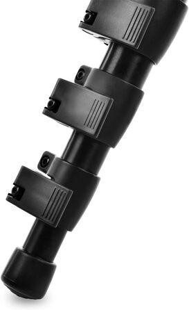 Професійний штатив Walimex Pro FT-665T з 3D-голівкою, надміцний, вантажопідйомність 12 кг, алюмінієвий, 198 см, чорний, з сумкою