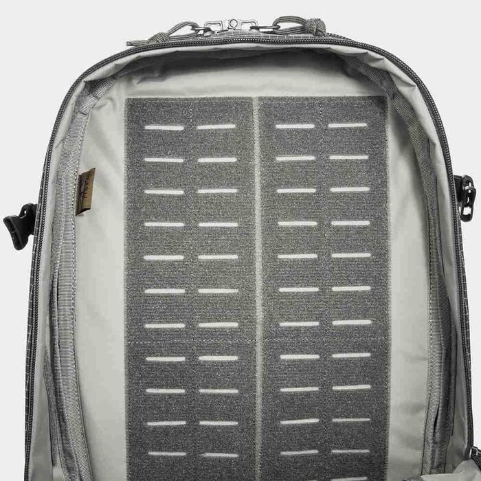 Тактичний рюкзак Tasmanian Tiger TT City Daypack 20 літрів, молле, замок, для поліції та спецслужб, титановий сірий