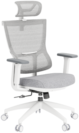 Крісло офісне OfficePro Elegant OC600-W-LG-LG