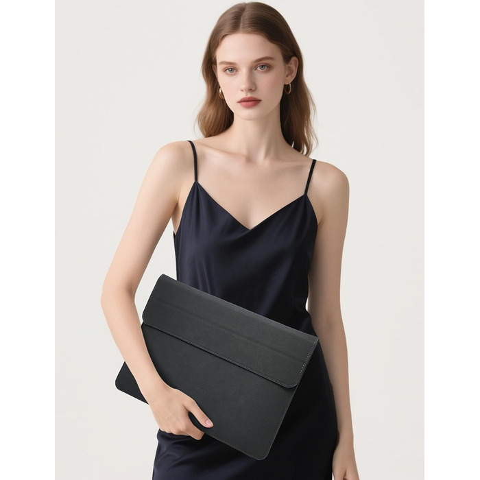 Чохол-сумка HYZUO для ноутбука MacBook 15 дюймів зі стійкою, Space Gray (Космічний сірий)