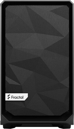 Корпус Fractal Design Meshify 2 Nano Black TG Dark Tint, скляна панель, чорний, компактний формат, для ігрового ПК