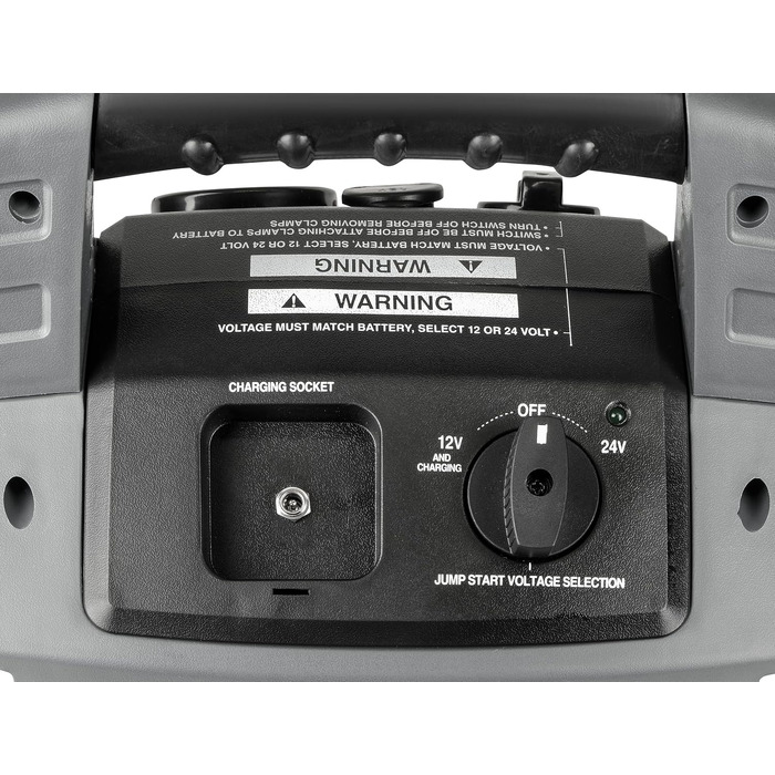 Пусковий пристрій APA 16524 Power Pack 12/24V, бустер для авто 900A, літій-іонний акумулятор, сірий