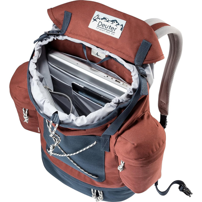Рюкзак Deuter Wengen Vintage 25 л, червоно-синій, міський