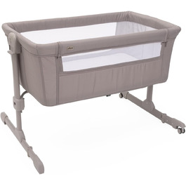 Дитяче ліжко-гойдалка Chicco Next2Me Essential, біле (Dove), 0-6 місяців, з матрацом та сумкою