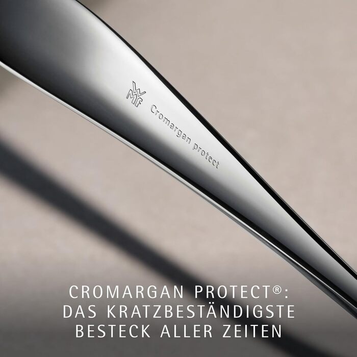 Набір столових приборів WMF Kent Plus 30 предметів, нержавіюча сталь Cromargan protect, полірована, стійка до подряпин, для 6 осіб