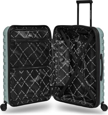Валіза Smartbox Koffer M розширена 66 см, містка (71–80 л), легкий дорожній тролей на 4 колесах з поліпропілену, TSA замок, м'ятний колір (Edition 01)